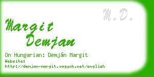 margit demjan business card